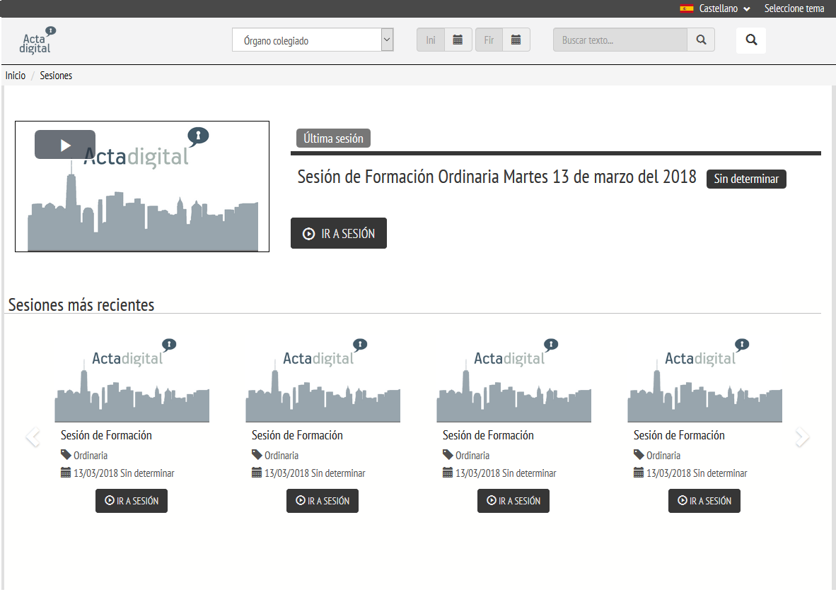 Seleción de Tema media